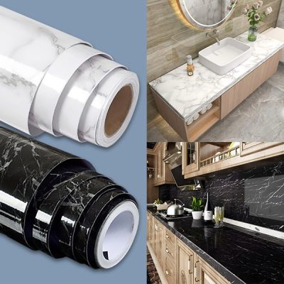 Самозалепваща лента с мраморен ефект (45 см х 300 см) MARBLEEX