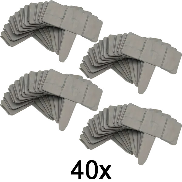 4x Каменна градинска ограда (10 бр.) | MINIFENCE