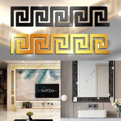 Елегантни 3D Огледални Стикери за Стена (10 бр.) | GLOROB