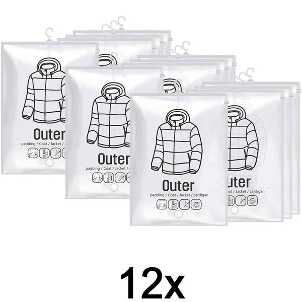 3x Висящи вакуумни торби за съхранение – (4 бр.) | VACUHANG