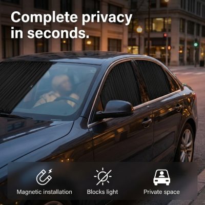 Поверителност и защита от слънцето - 4 магнитни сенника | CARSHADY